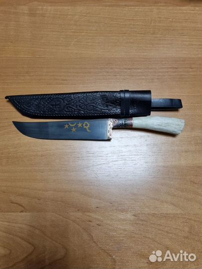 Узбекский нож с ножнами средний