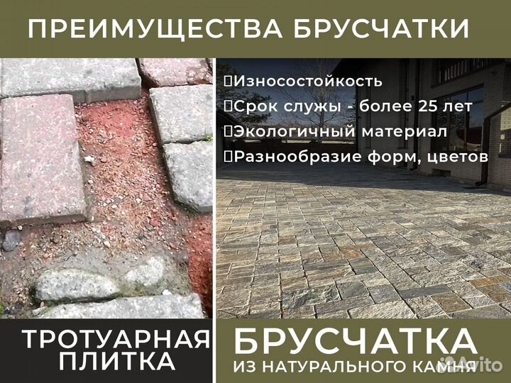 Брусчатка гранитная тротуарная пиленая под ключ