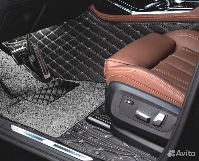 3D Коврики Mercedes Салон Багажник из Экокожи