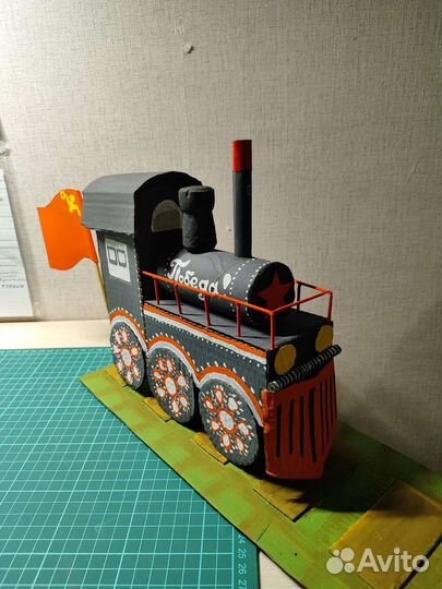 Поделка к 9 мая. в наличии. поезд победы