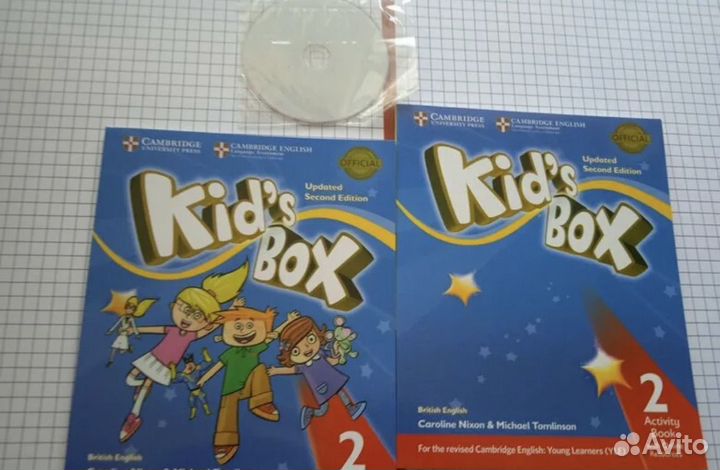 Комплект учебник и тетрадь kids box 2
