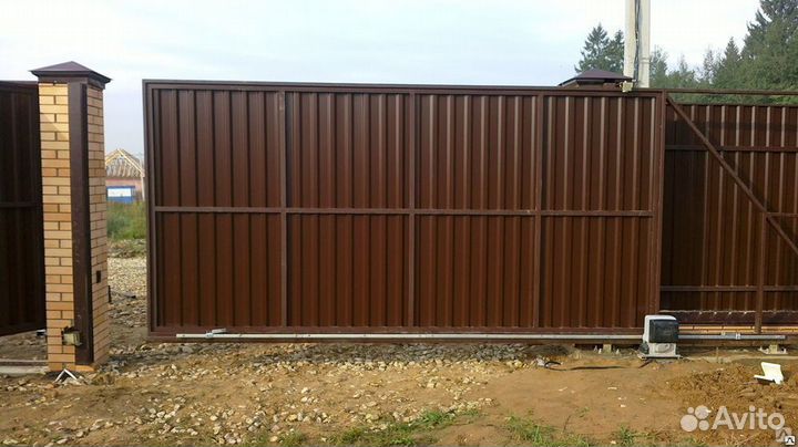 Автоматические откатные ворота