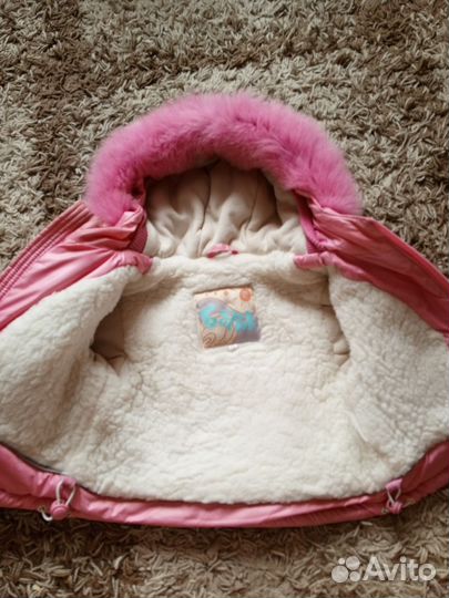 Зимний костюм для девочки 86 92