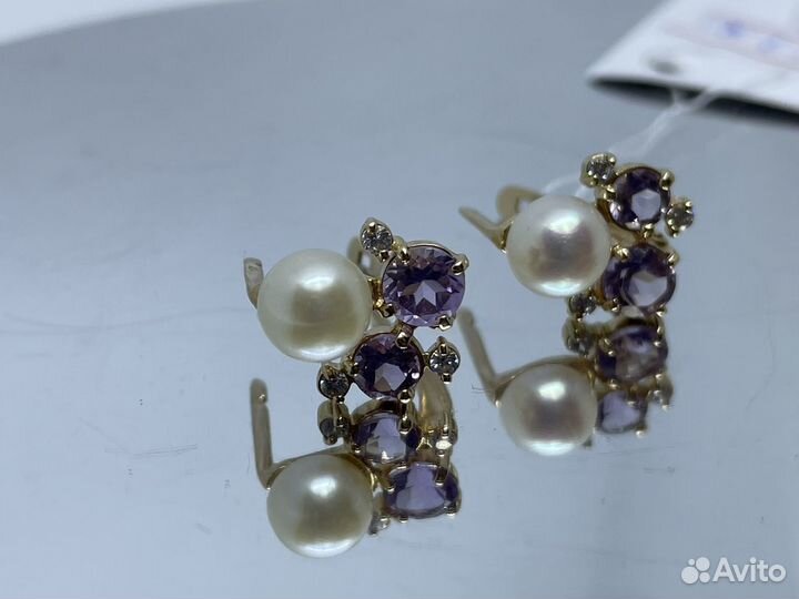 Золотые серьги