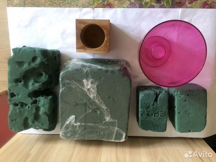 Горшок ливингрин, флористич. глина