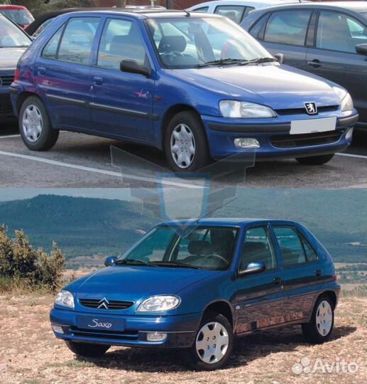 Порог левый Citroen Saxo, Chanson 1996-2003, Peugeot 106 (1мм)