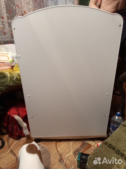 Детская кроватка с бортиками и матрасом