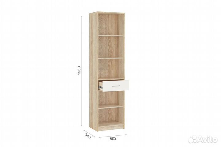 Стеллаж Стелс 2д1ящ (шкаф-пенал)