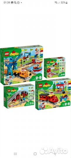 Lego duplo 10875 Грузовой поезд