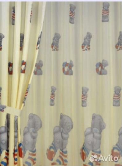 Детские шторы Мона лиза Тедди