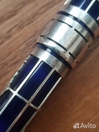 Ручка перьевая Montegrappa редкая винтаж серебро