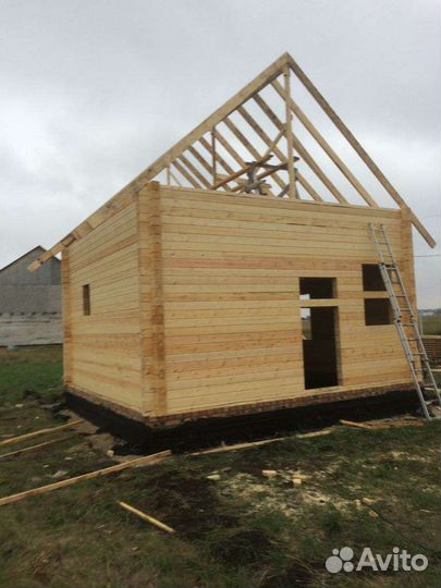 Профилированный брус, изготовление и монтаж