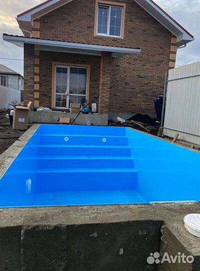 Полипропиленовый бассейн 7м*3м*1,5м