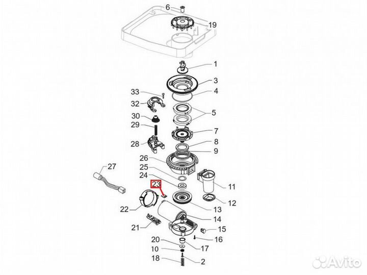 Датчик кофемолки кофемашины Saeco 996530022784