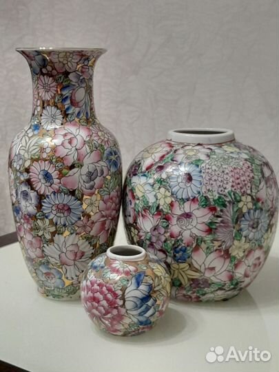 Вазы фарфоровые винтаж