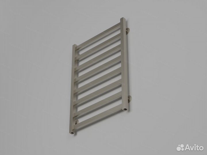 Полотенцесушитель водяной матовый хром