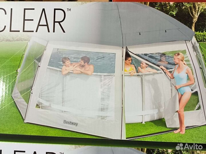 Шатер-купол для бассейнов 6*6*2.95м Bestway 58612
