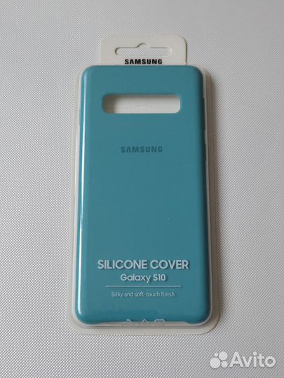 Чехол Silicone Cover на Samsung S10 оригинал