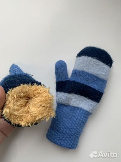 Зимняя шапка и снуд перчатки демисезонные