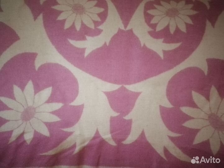 Одеяло шерстяное СССР бу