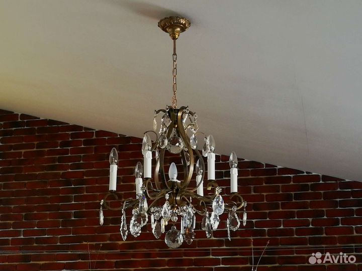 Старинная люстра (Франция)