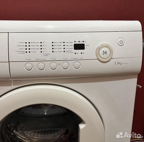 Стиральная машина samsung WF-S862 3,5 kg