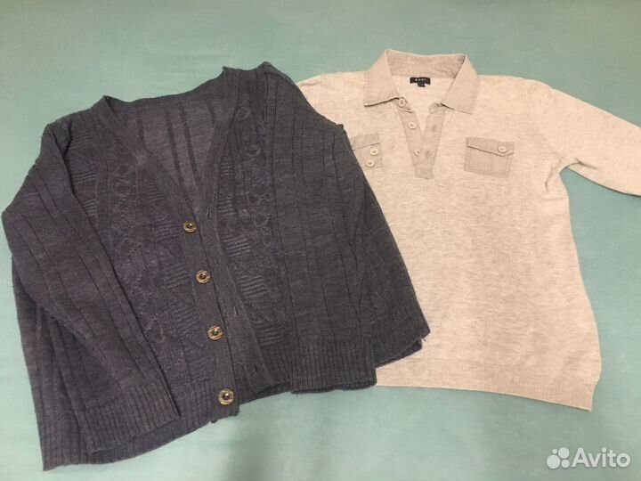 Рубашки кардиганы 128–146 пакетом