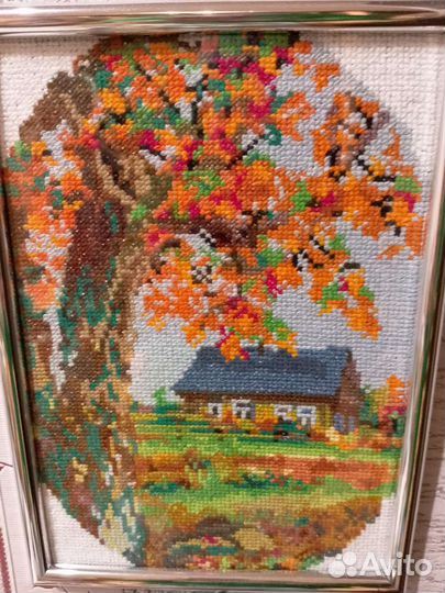Картины вышитые крестом