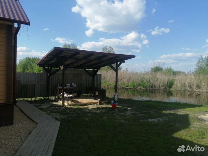 Беседка аренда отдых у реки