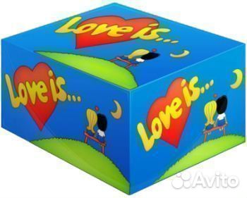 Жевательная резинка love IS. банан и клубника