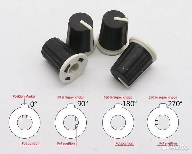 Ручки knob на пульты pioneer djm и dj контроллеры