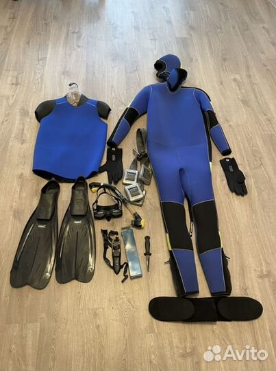 Гидрокостюм для подводной охоты 7 мм