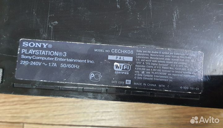 Sony Playstation 3 Fat cechk08 500 Гб прошитая
