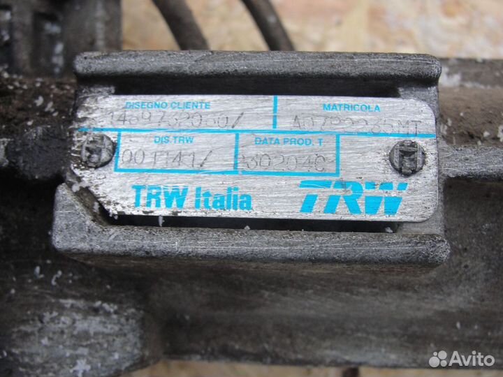 Рулевая рейка citroen C8, V-2.0