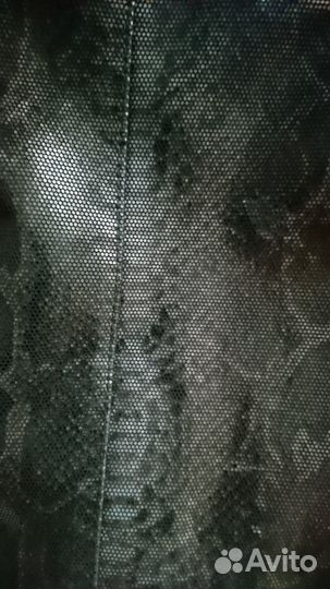 Кожаное пальто зимнее