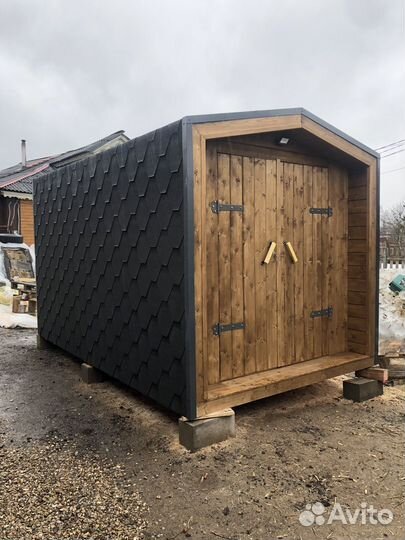Бытовка вагончик хозблок деревянный
