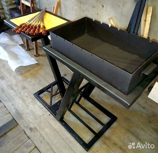 Мангал коптильня казан