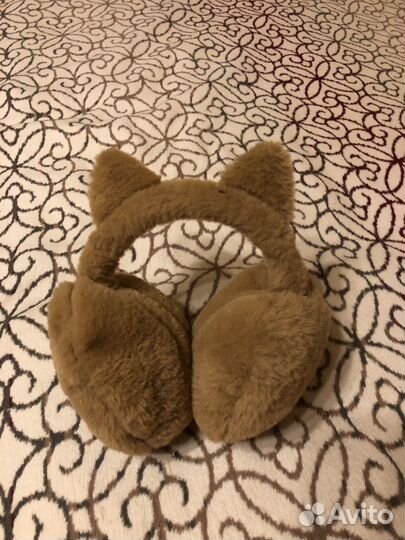 Меховые наушники детские