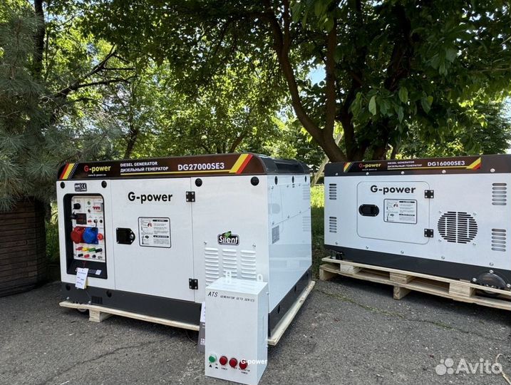 Дизельный генератор 12 kW g-power