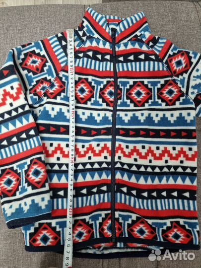 Толстовка кофта флисовая поддева 128