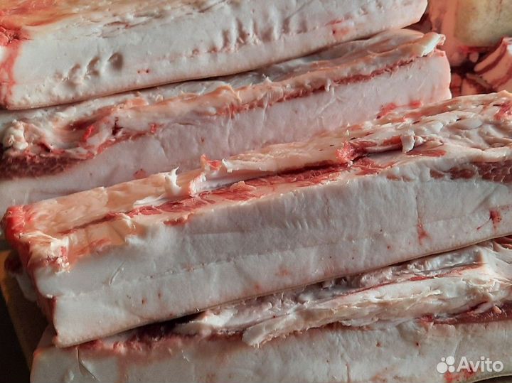 Сало домашнее соленое и копчёное