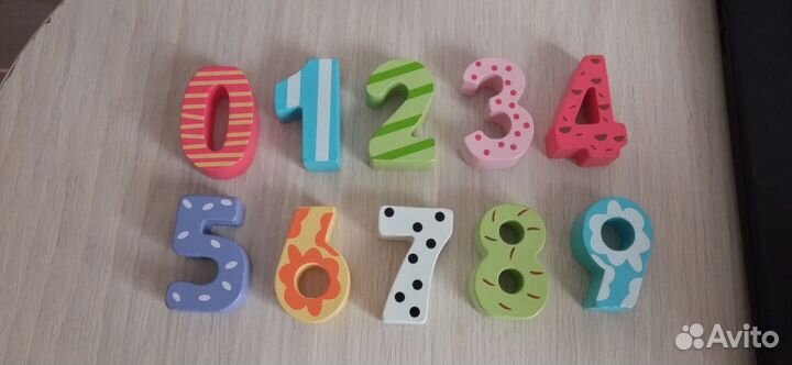 Развивающие игрушки цифры