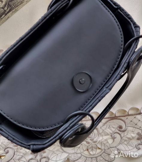 Чёрная сумка Christian dior