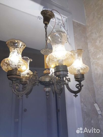 Люстры из бронзы и оникса Югославия