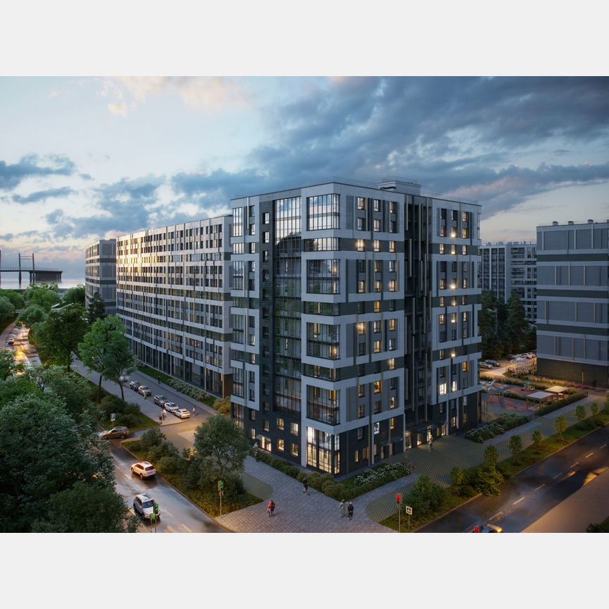 Квартира-студия, 25,1 м², 12/13 эт.