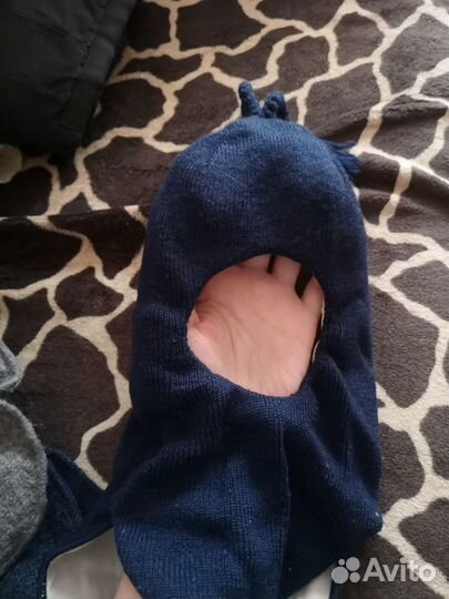 Шапка шлем на мальчика