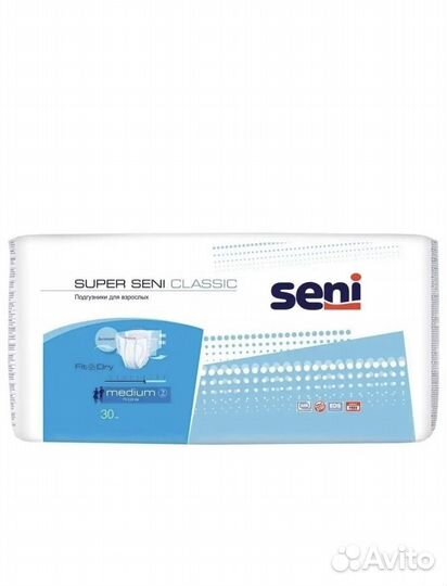 Подгузники для взрослых seni m