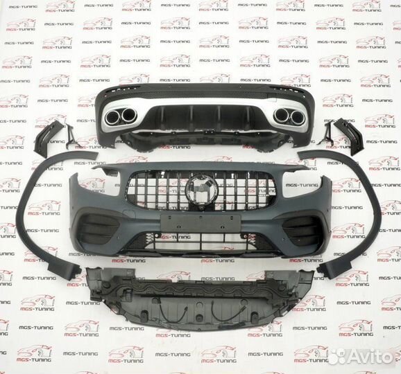 Обвес в стиле GLB45 хром Mercedes GLB-class X247