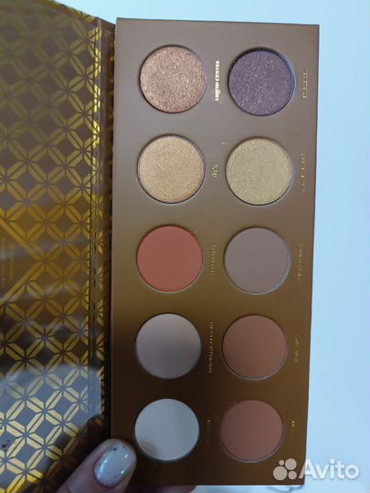 Палитра теней zoeva caramel melange оригинал