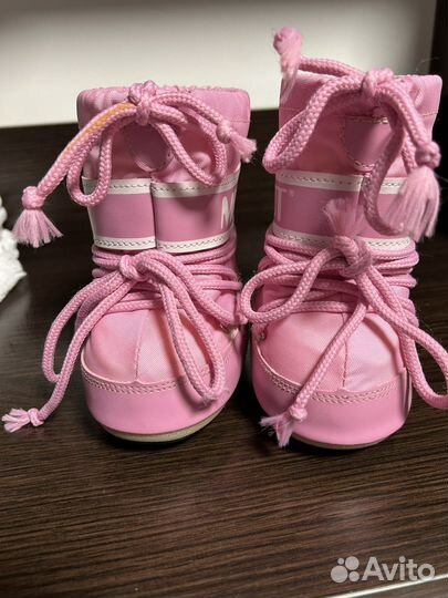 Луноходы moon boot lcon mini pink 19-21